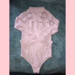 Brand new! Long sleeve lace body suit